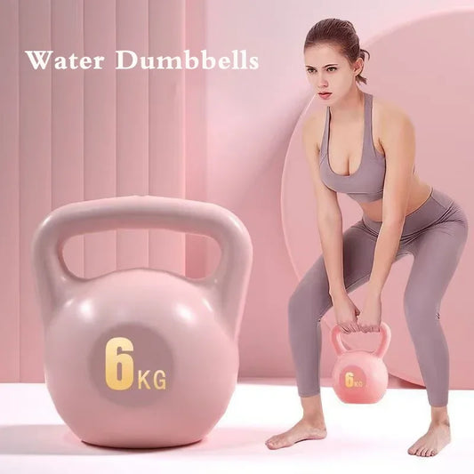 Adjustable Water Dumbbell Kettlebell – Home Fitness Gym Exercise Equipment 2/4/6/8kg for Squats, Arms & Full Body Training - OJABay