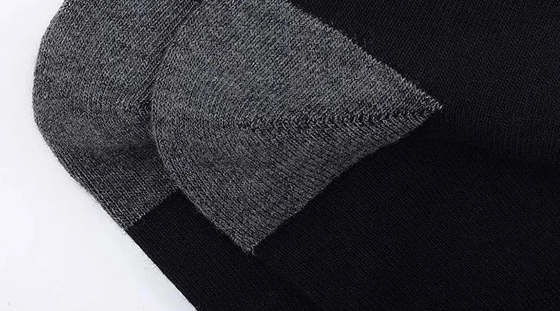 3/5/10 Pairs Men’s Breathable Bamboo Fiber Socks – Sweat-Absorbing, Deodorant Business & Sports Crew Stockings - OJABay