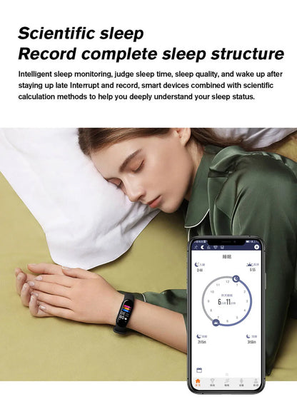 M6 Smartwatch – Fitness Tracker with Heart & Sleep Monitor - OJABay