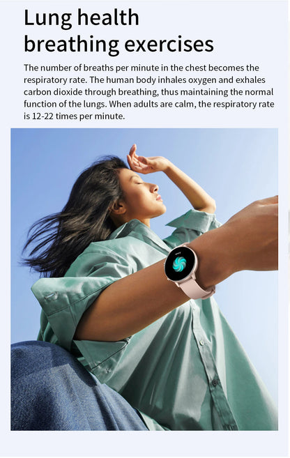 Fitness Smartwatch with Heart Rate & BP Monitor – Make Calls, Multi-Sport Modes - OJABay