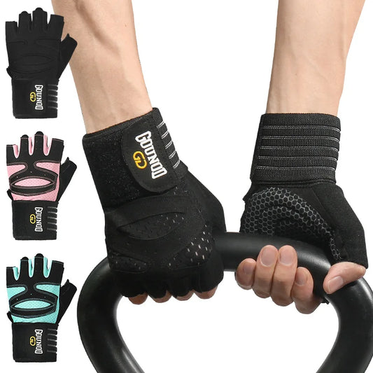 Weightlifting Gloves with Wrist Support - OJABay