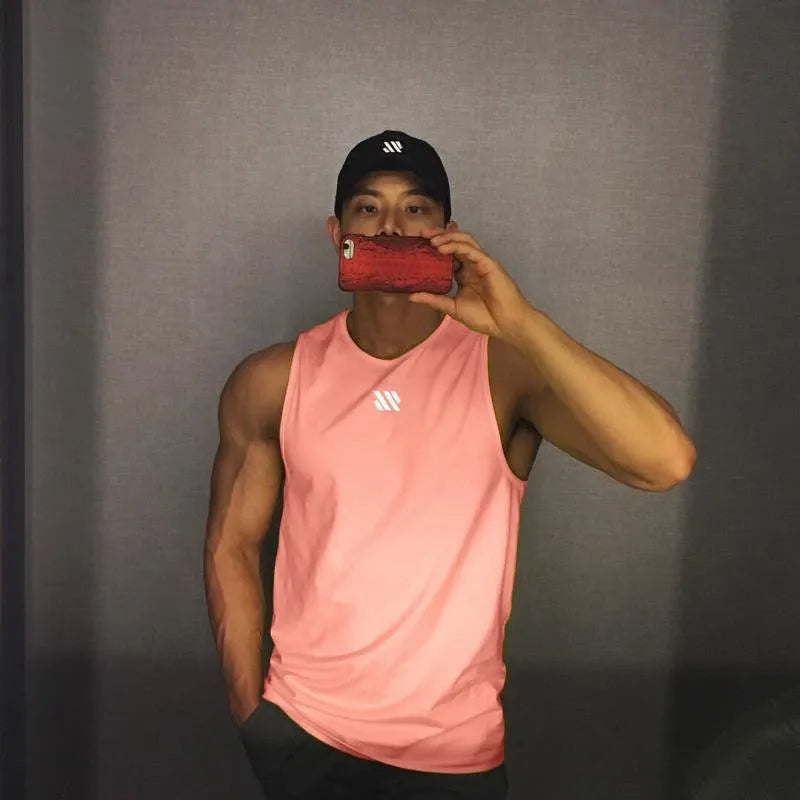 Men's Gym Stringer Tank Top – Bodybuilding Sleeveless Workout Vest - OJABay