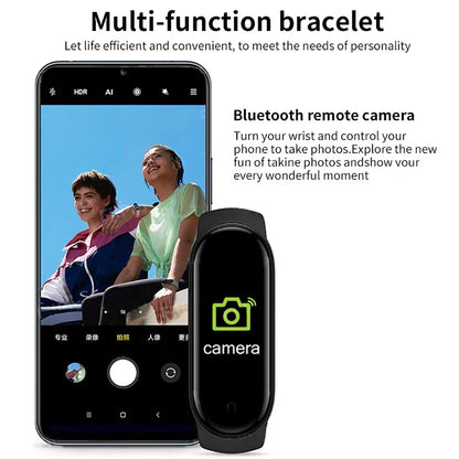 M6 Smartwatch – Fitness Tracker with Heart & Sleep Monitor - OJABay