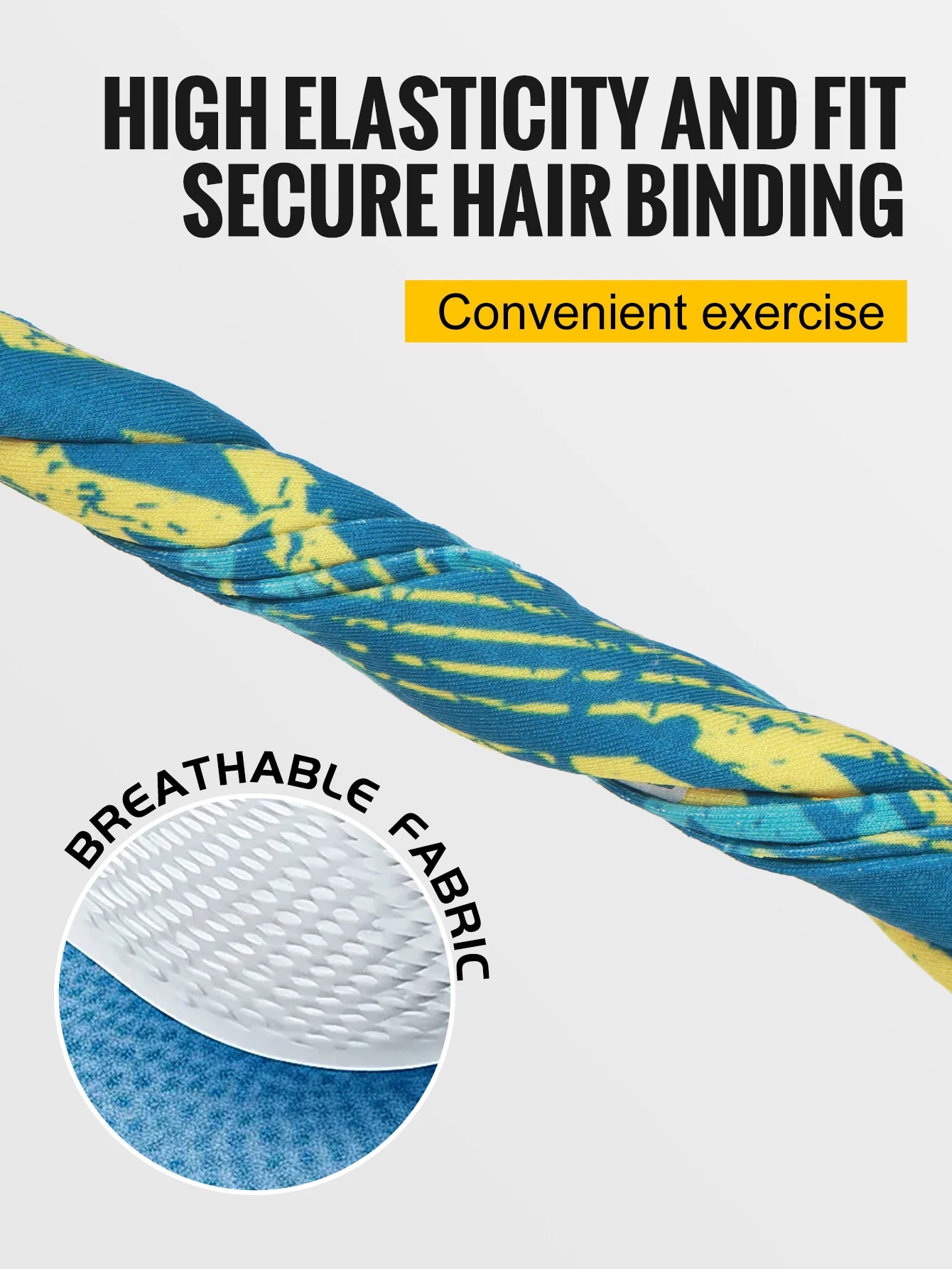 Sports Headband – Sweat-Wicking, Stretchy, Non-Slip Sweatband for Running, Cycling, Yoga, Football & Workouts - OJABay