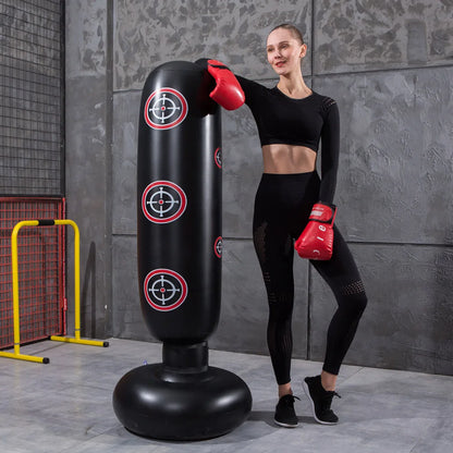 Inflatable Boxing Bag 1.6m – Freestanding Punching Bag for Kids & Adults - OJABay