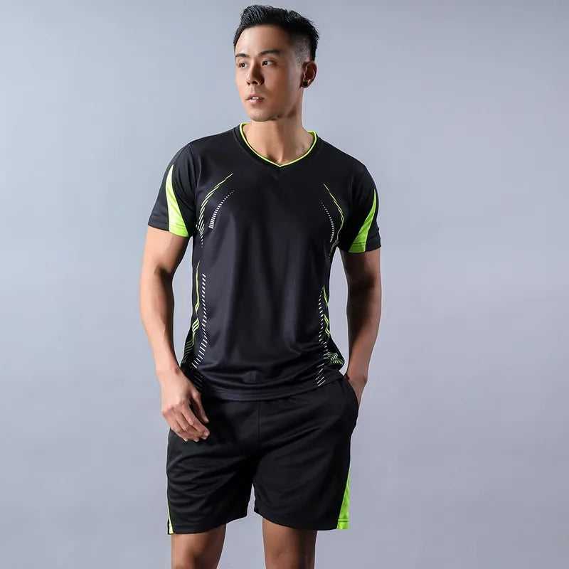 Men’s Running Sets – Summer Quick-Dry Sportswear | Breathable Gym Fitness Suits for Training, Running & Outdoor Workouts - OJABay