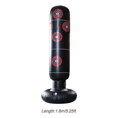Inflatable Boxing Bag 1.6m – Freestanding Punching Bag for Kids & Adults - OJABay