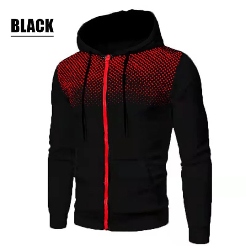 All Elite Wrestling-Inspired Men's Zipper Hoodie – Casual Sport Jacket with Hood & Pockets) - OJABay