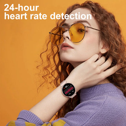 Fitness Smartwatch with Heart Rate & BP Monitor – Make Calls, Multi-Sport Modes - OJABay