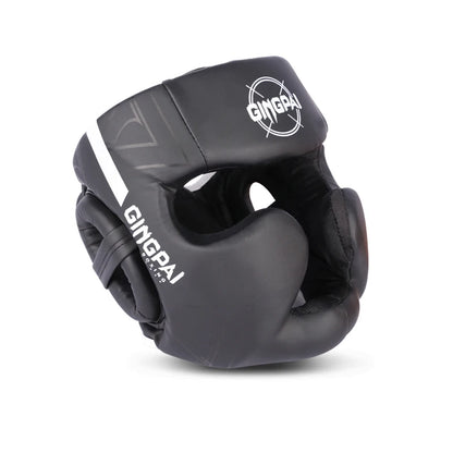 Kickboxing & Boxing Helmet – PU Leather Full-Cover Headgear for Men, Women, and Kids | MMA, Muay Thai, Karate, Sanda Training - OJABay