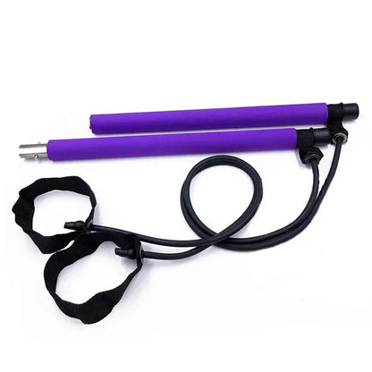 Portable Pilates Bar Kit with Resistance Bands – Yoga & Strength Training Stick - OJABay