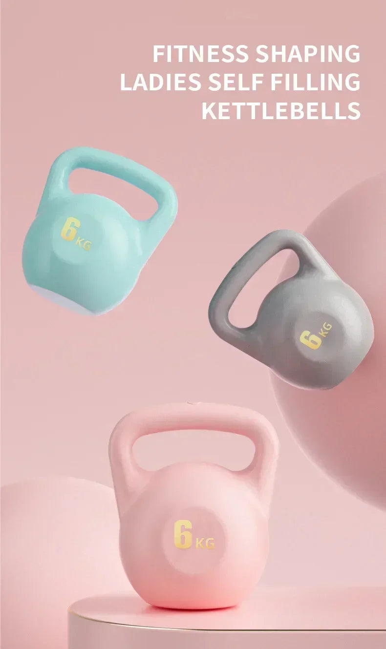 Adjustable Water Dumbbell Kettlebell – Home Fitness Gym Exercise Equipment 2/4/6/8kg for Squats, Arms & Full Body Training - OJABay