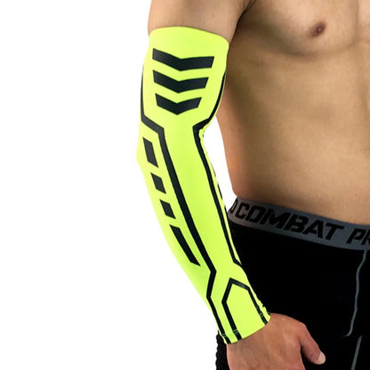 Sports Arm Compression Sleeve – UV Protection, Running, Cycling & Basketball Arm Warmer - OJABay