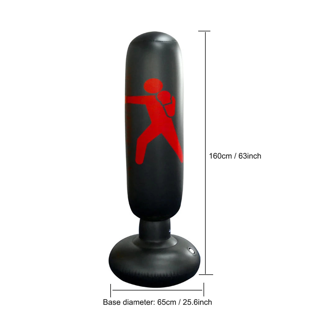 Inflatable Boxing Bag 1.6m – Freestanding Punching Bag for Kids & Adults - OJABay