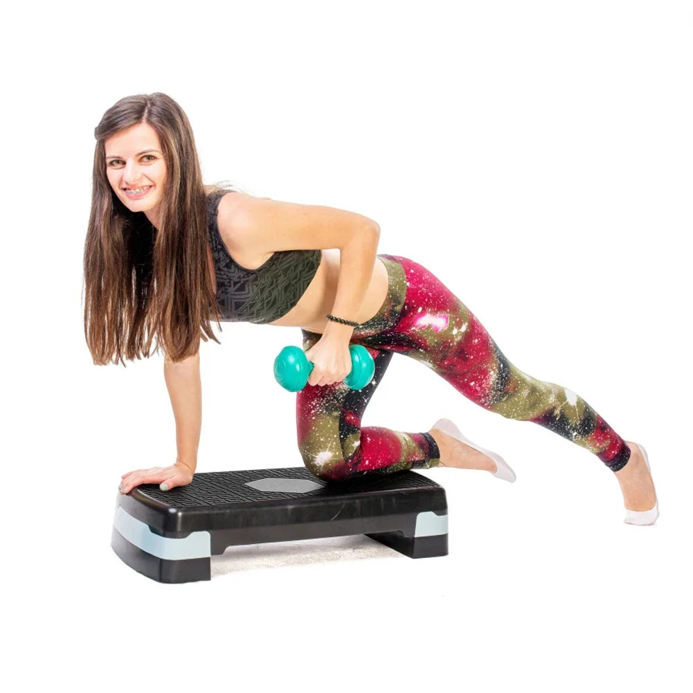 Aerobic Fitness Stepper – Adjustable Non-Slip Foot Pedal for Home Gym Workouts, 200KG Load-Bearing - OJABay
