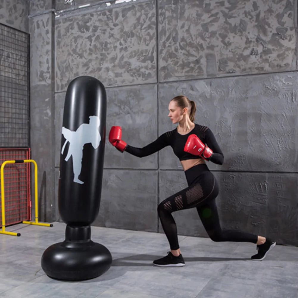 Inflatable Boxing Bag 1.6m – Freestanding Punching Bag for Kids & Adults - OJABay