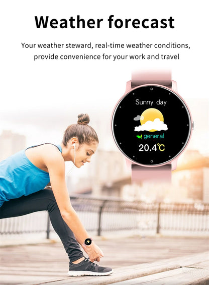 LIGE Smartwatch with Bluetooth Calls & Fitness Tracker – Unisex, Waterproof - OJABay