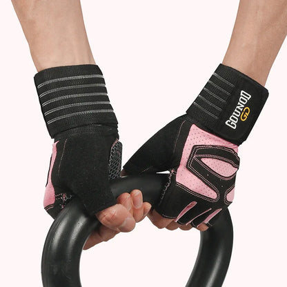 Weightlifting Gloves with Wrist Support - OJABay