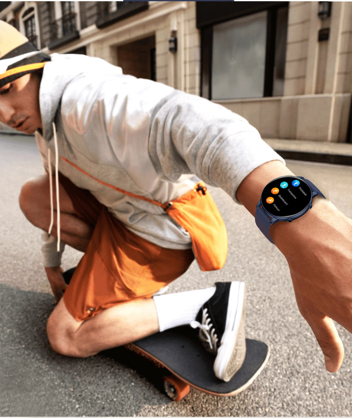 Fitness Smartwatch with Heart Rate & BP Monitor – Make Calls, Multi-Sport Modes - OJABay