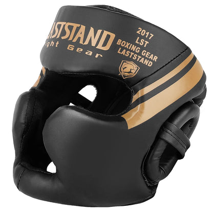 Kickboxing & Boxing Helmet – PU Leather Full-Cover Headgear for Men, Women, and Kids | MMA, Muay Thai, Karate, Sanda Training - OJABay
