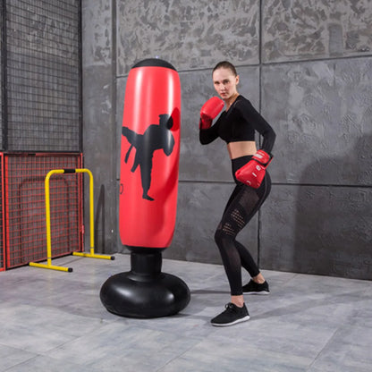 Inflatable Boxing Bag 1.6m – Freestanding Punching Bag for Kids & Adults - OJABay