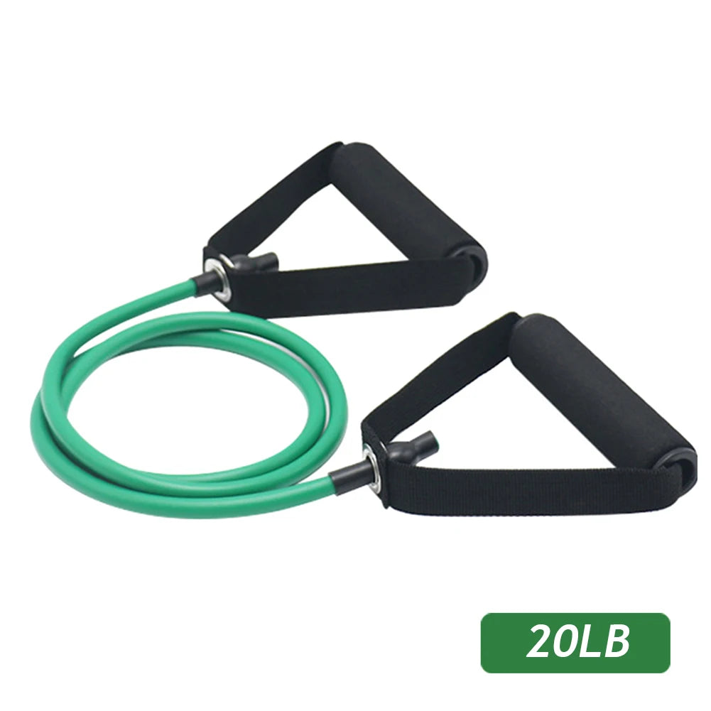 1.2M Yoga Resistance Band Pull Rope – TPE Fitness Training Elastic Expander for Strength & Full Body Workout - OJABay