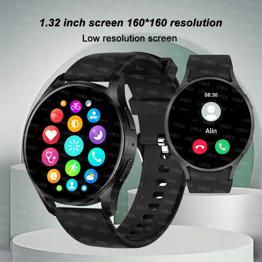Fashion Smart Watch Plus 2025 – 1.32" Business & Fitness Watch for Men & Women | Bluetooth Calls, Heart Rate, Blood Oxygen, Sleep Monitor - OJABay
