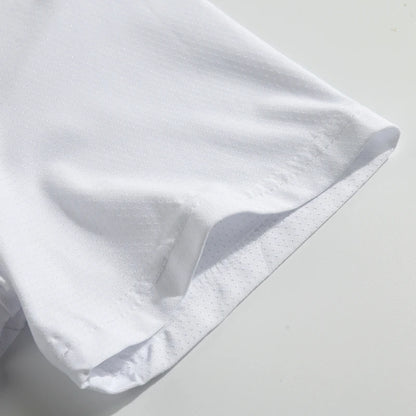 Running T-shirt Reflective Short Sleeve Ice Silk Quick Drying Summer Thin Breathable Fitness Tees Shirt Sportswear Sportsshirt - OJABay