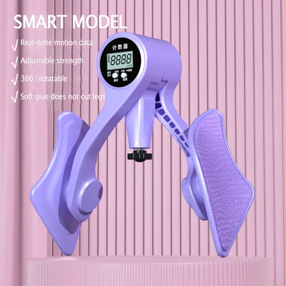 Digital Pelvic Floor & Thigh Muscle Trainer – Adjustable Leg Exerciser with Smart Counter for Home Fitness, Postpartum & Strength Training - OJABay