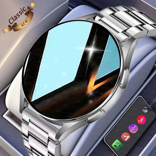 Fashion Smart Watch Plus 2025 – 1.32" Business & Fitness Watch for Men & Women | Bluetooth Calls, Heart Rate, Blood Oxygen, Sleep Monitor - OJABay