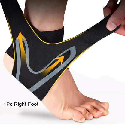 1PC Ankle Brace Compression Support Sleeve – Elastic Foot Bandage Wrap for Sports, Running, Injury Recovery - OJABay