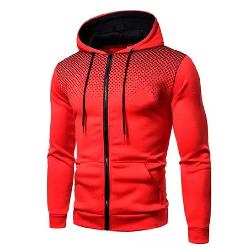 All Elite Wrestling-Inspired Men's Zipper Hoodie – Casual Sport Jacket with Hood & Pockets) - OJABay