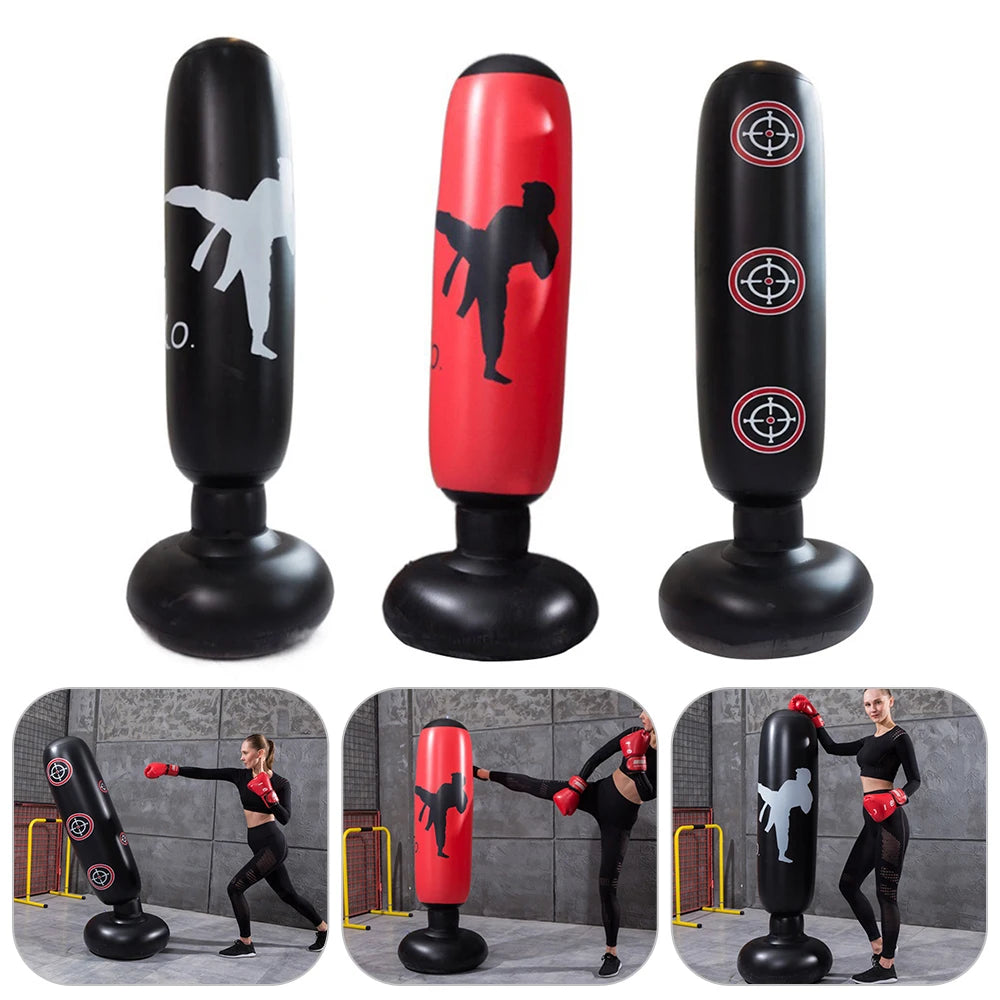 Inflatable Boxing Bag 1.6m – Freestanding Punching Bag for Kids & Adults - OJABay