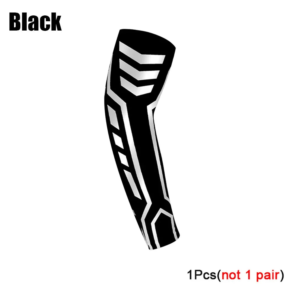 Sports Arm Compression Sleeve – UV Protection, Running, Cycling & Basketball Arm Warmer - OJABay