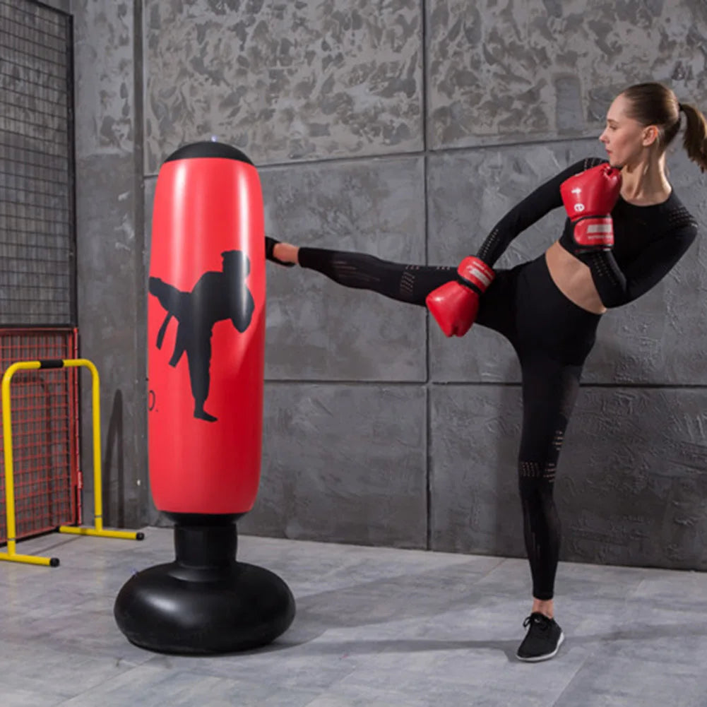 Inflatable Boxing Bag 1.6m – Freestanding Punching Bag for Kids & Adults - OJABay