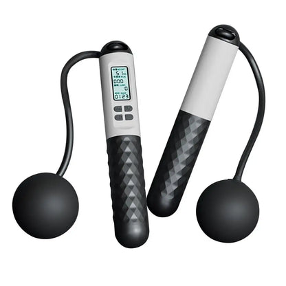 Smart Weighted Cordless Jump Rope – Digital Counter, Ropeless Skipping for Home & Gym - OJABay
