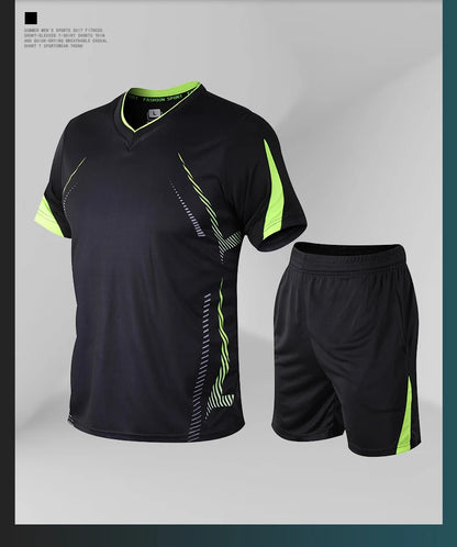 Men’s Running Sets – Summer Quick-Dry Sportswear | Breathable Gym Fitness Suits for Training, Running & Outdoor Workouts - OJABay