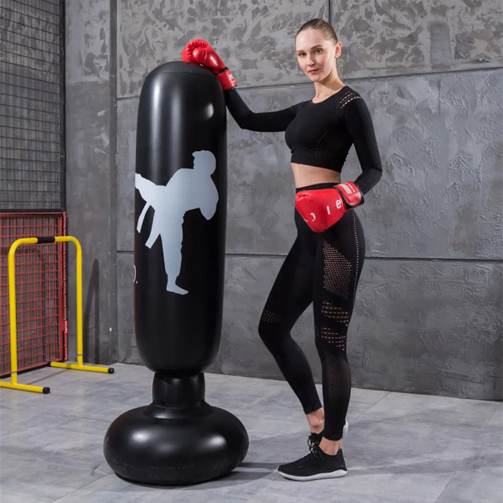 Inflatable Boxing Bag 1.6m – Freestanding Punching Bag for Kids & Adults - OJABay