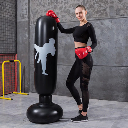 Inflatable Boxing Bag 1.6m – Freestanding Punching Bag for Kids & Adults - OJABay
