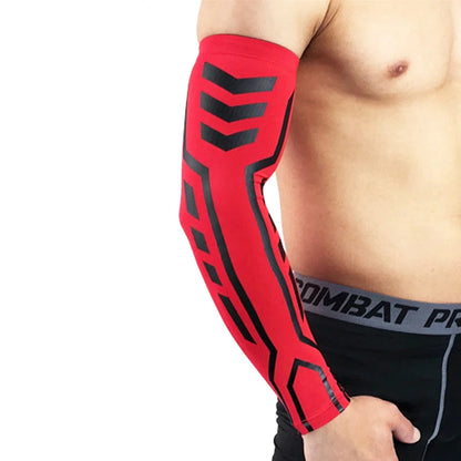 Sports Arm Compression Sleeve – UV Protection, Running, Cycling & Basketball Arm Warmer - OJABay