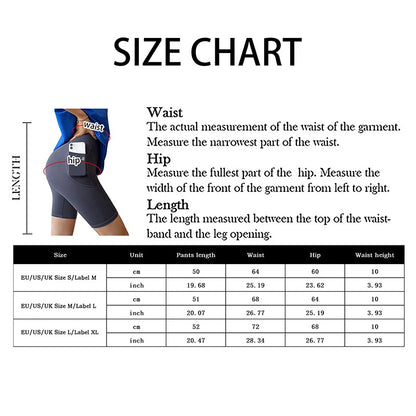 Women's High-Waist Yoga Shorts – Seamless Fitness Shorts for Gym & Streetwear | Tight Workout Shorts with Stretch - OJABay