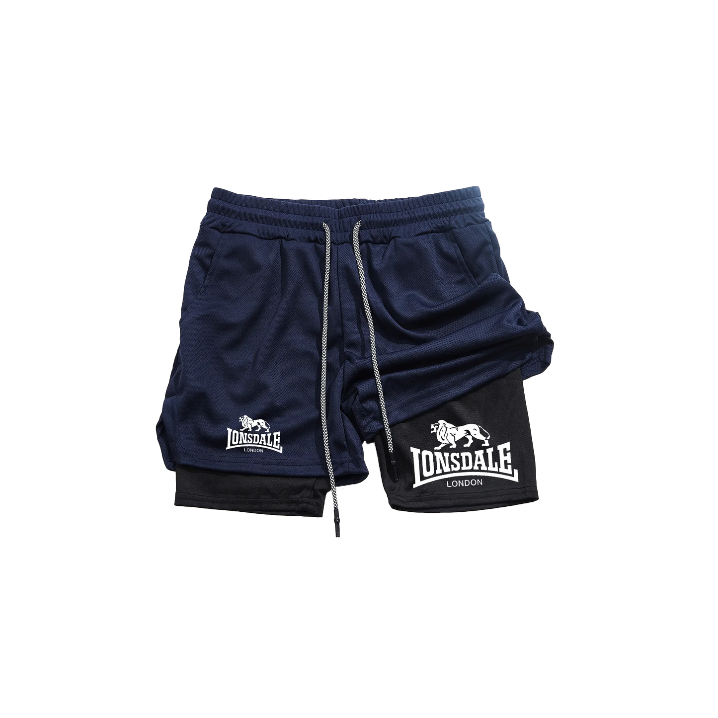 2-in-1 Running Shorts with Compression Layer – Stay Ready, Stay Dry - OJABay