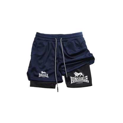2-in-1 Running Shorts with Compression Layer – Stay Ready, Stay Dry - OJABay
