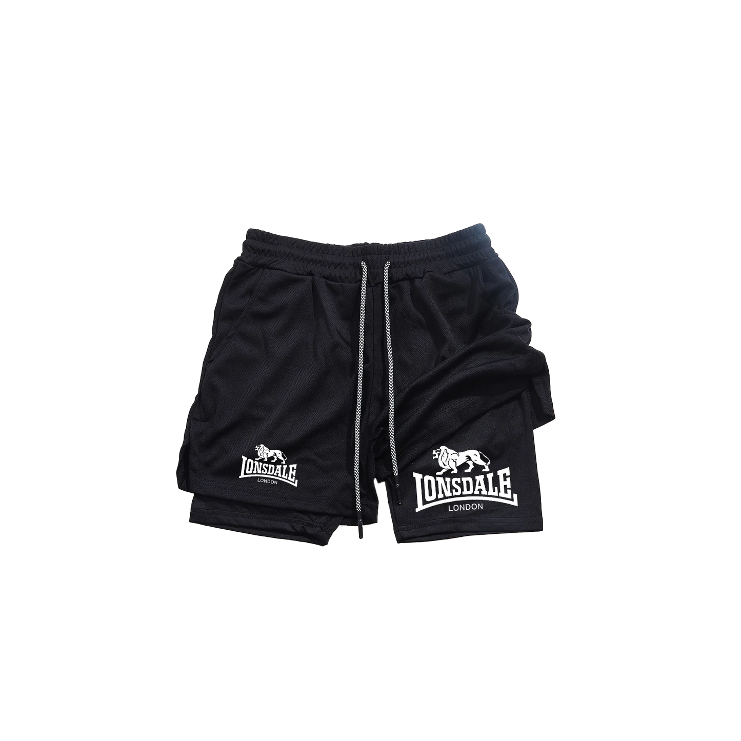 2-in-1 Running Shorts with Compression Layer – Stay Ready, Stay Dry - OJABay