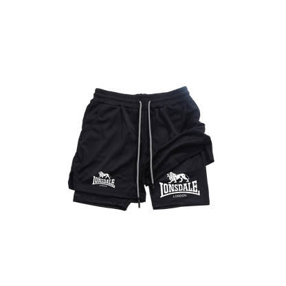 2-in-1 Running Shorts with Compression Layer – Stay Ready, Stay Dry - OJABay