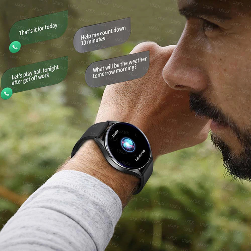 Fashion Smart Watch Plus 2025 – 1.32" Business & Fitness Watch for Men & Women | Bluetooth Calls, Heart Rate, Blood Oxygen, Sleep Monitor - OJABay
