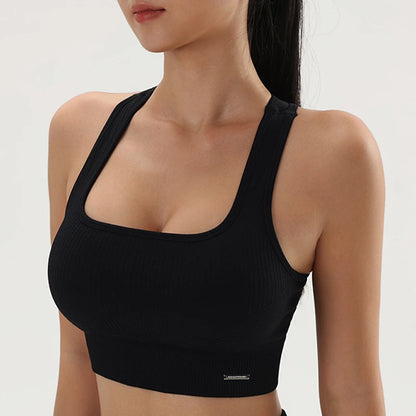 Quick-Dry Women’s Yoga Sports Bra – Breathable Fitness Top for Gym & Training - OJABay
