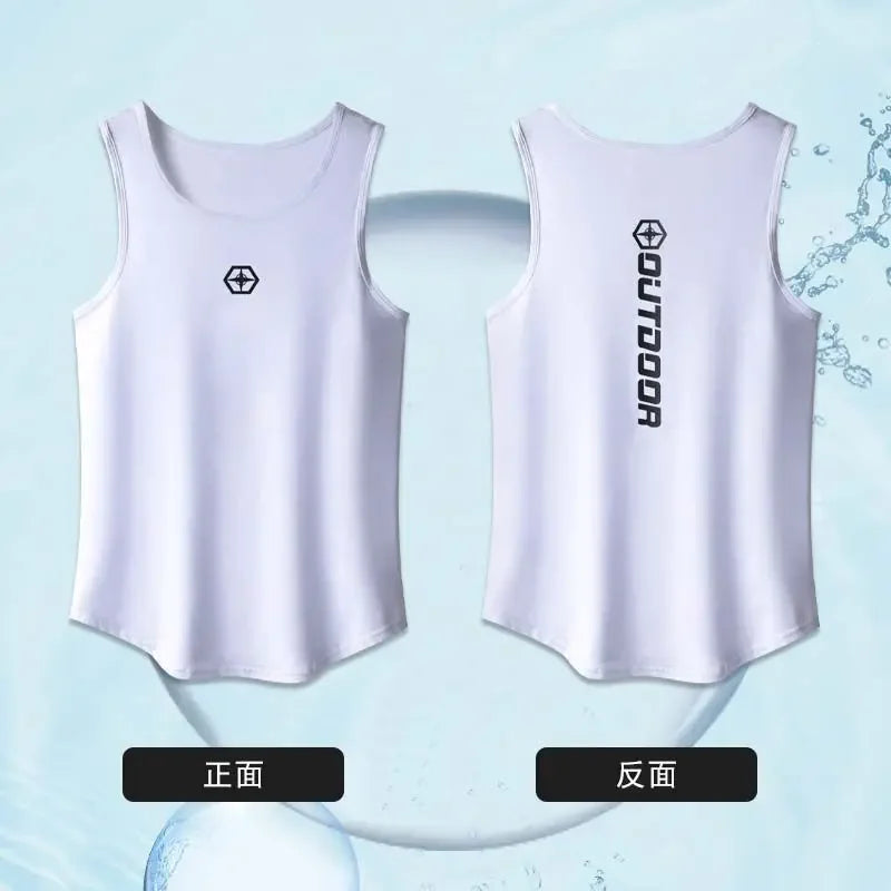 Men’s Quick-Dry Sports Set – Vest & Shorts Two-Piece Workout Tracksuit - OJABay