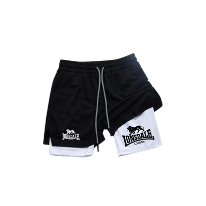 2-in-1 Running Shorts with Compression Layer – Stay Ready, Stay Dry - OJABay