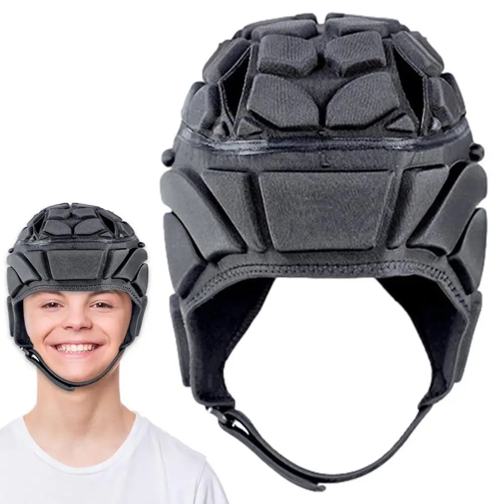 Rugby Helmet EVA Padded Headgear – Protective Helmet for Soccer Goalkeepers, Rugby, and Contact Sports (Kids & Adults) - OJABay